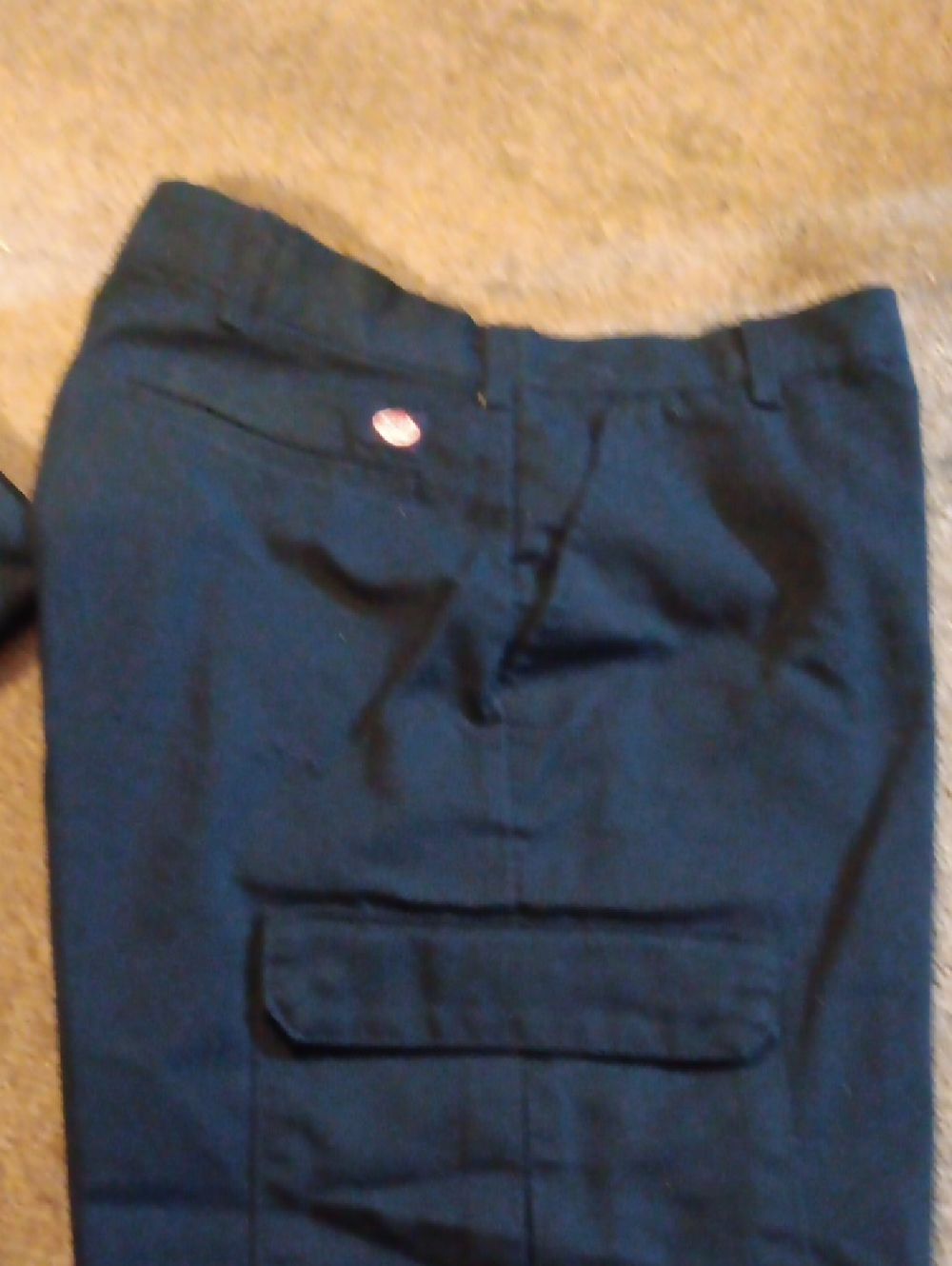 Men's Black Cargo Pants - Classic Utility Style